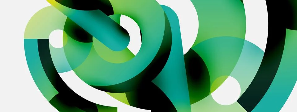 Circle abstract background. Vector illustration for wallpaper banner background Illustrazione stock