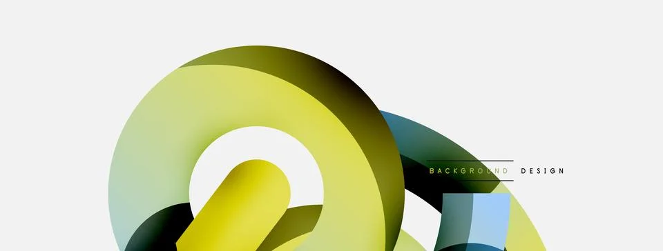 Circle abstract background. Vector illustration for wallpaper banner background Stock Illustration