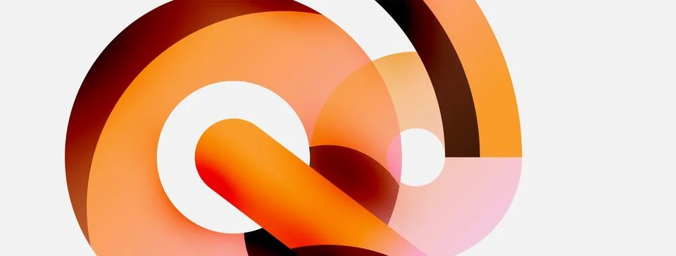 Circle abstract background. Vector illustration for wallpaper banner background Stockillustratie