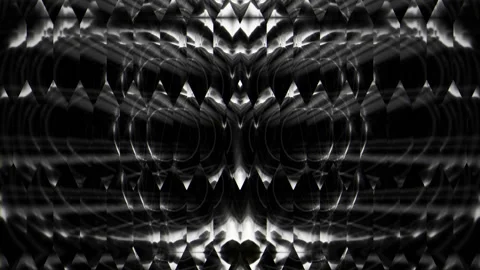 Circle Abstract diamonds Black Pattern Glitch Motion Background Video Art VJ Stock Footage 147737988