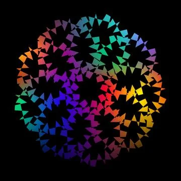 Circle abstract logo icon  template Stock Illustration