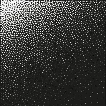 Circle, Abstract Radial Gradient, Fine Black Dots, Circle With Dots, Stock Illustration