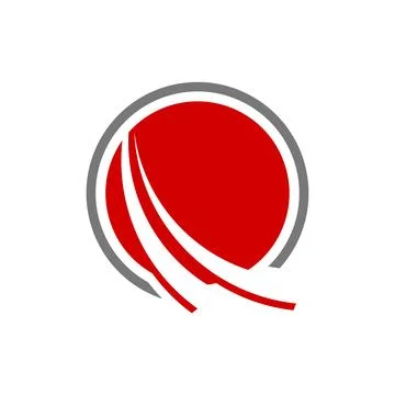 Circle Abstract Swoosh Vector Logo Template Stock Illustration