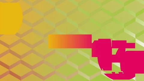 Circle and diamond patterns Stock Footage 109178139