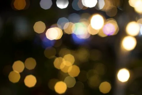 Circle and light abstract background christmas Stock-Fotos