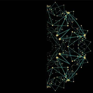 Circle and line vector baground Stock Illustration