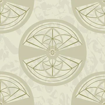 Circle and lines Stock Illustration