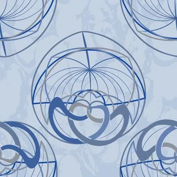 Circle and lines Stock Illustration