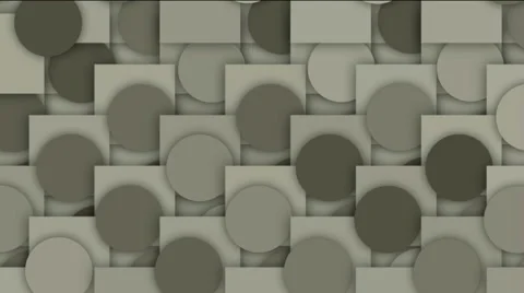 Circle and square mosaics pattern,Higher geometry math background.abstract Stock Footage 5800962