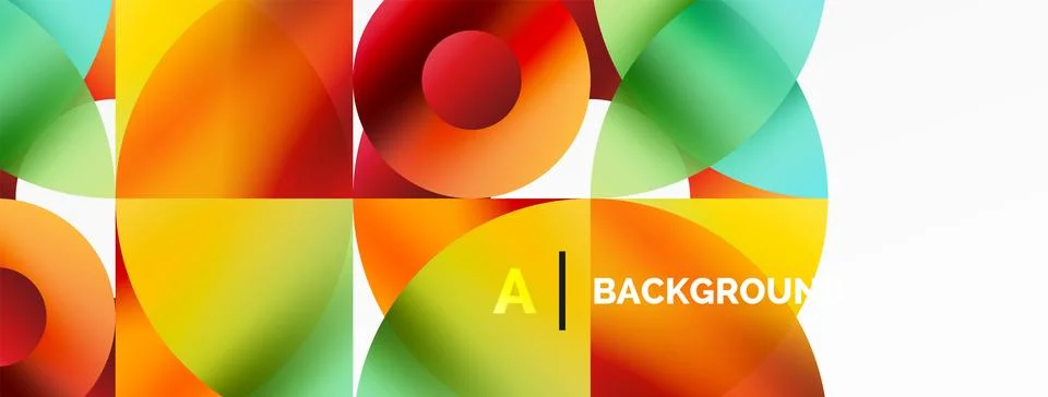 Circle and triangle abstract background. Concept for creative technology 스톡 일러스트