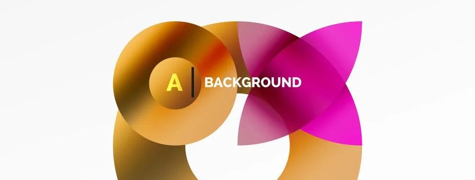 Circle and triangle abstract background. Concept for creative technology Illustrazione stock