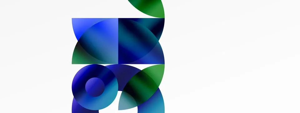 Circle and triangle abstract background. Concept for creative technology イラスト素材