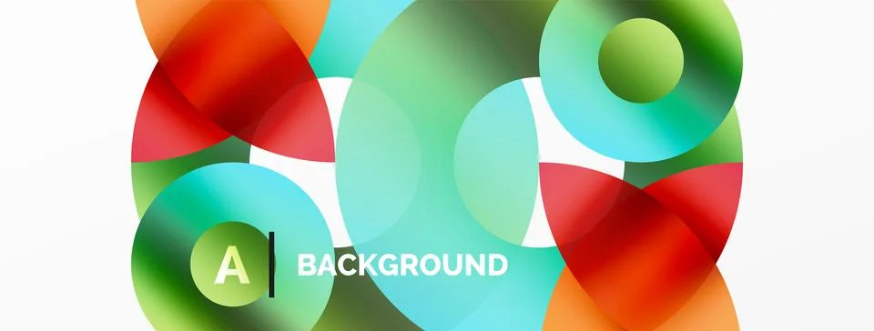 Circle and triangle abstract background. Concept for creative technology Stock Illustration
