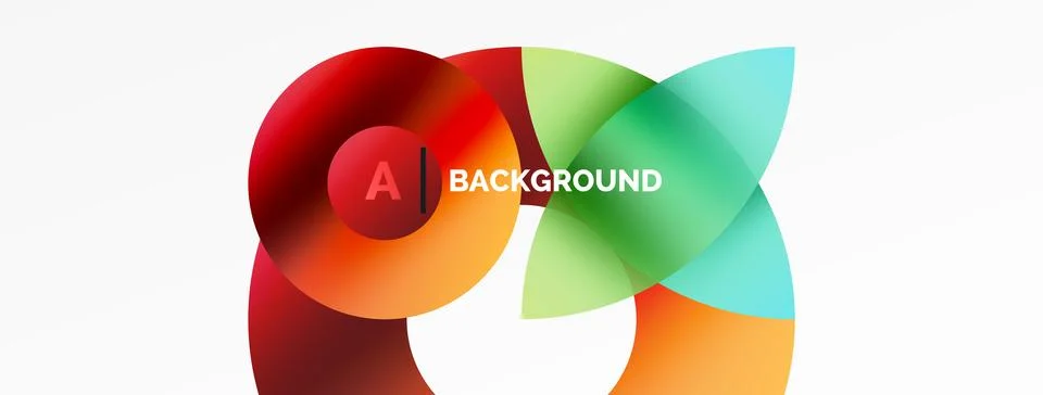 Circle and triangle abstract background. Concept for creative technology Illustrazione stock