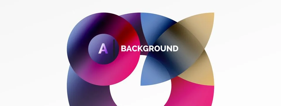 Circle and triangle abstract background. Concept for creative technology 스톡 일러스트