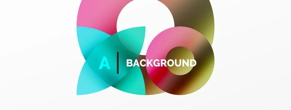 Circle and triangle abstract background. Concept for creative technology Stock Illustration