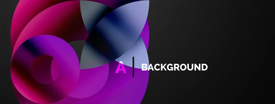 Circle and triangle abstract background. Concept for creative technology 스톡 일러스트