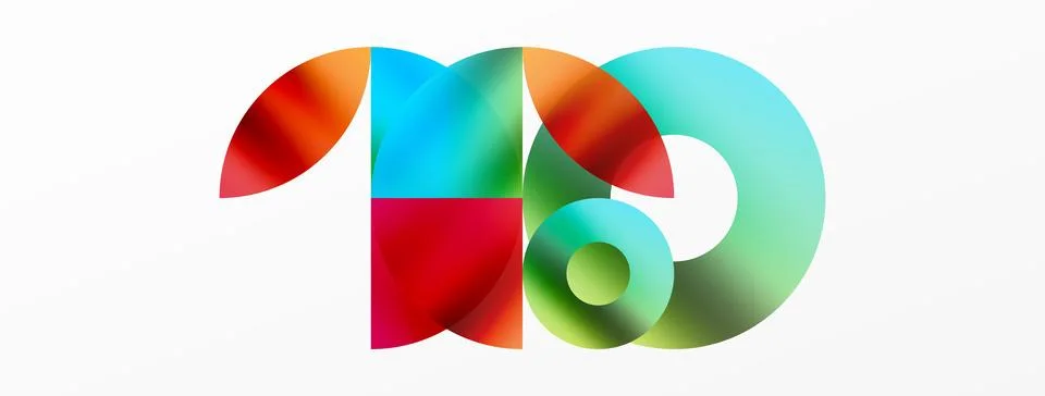 Circle and triangle abstract background. Concept for creative technology Stock Illustration