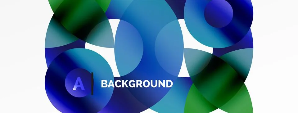 Circle and triangle abstract background. Concept for creative technology Stock Illustration