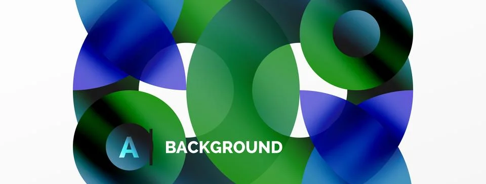 Circle and triangle abstract background. Concept for creative technology Stock Illustration