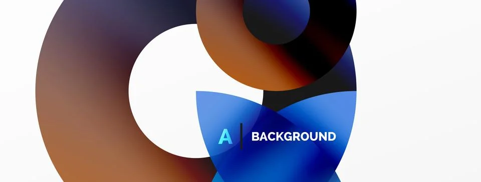 Circle and triangle abstract background. Concept for creative technology Stock Illustration