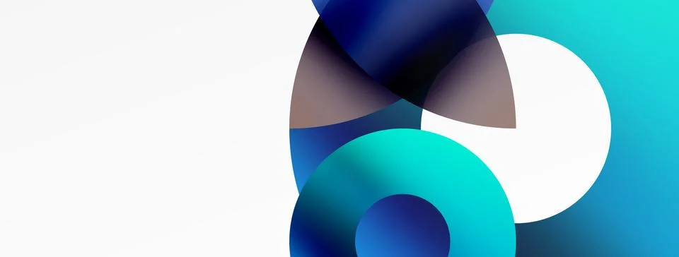 Circle and triangle abstract background. Concept for creative technology 库存插图