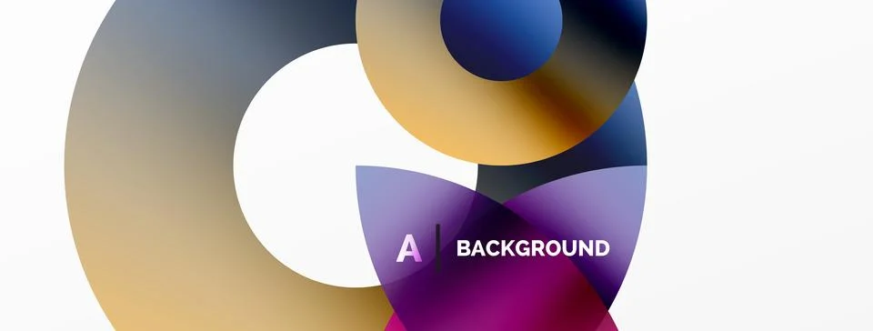 Circle and triangle abstract background. Concept for creative technology 스톡 일러스트