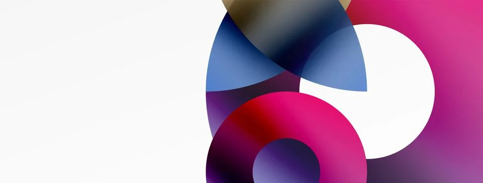 Circle and triangle abstract background. Concept for creative technology 스톡 일러스트