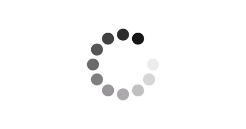 Circle animated preloader icon Stock Footage 134938640