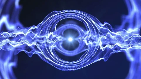 Circle animation background of particle seamless. Stock Footage 88736921