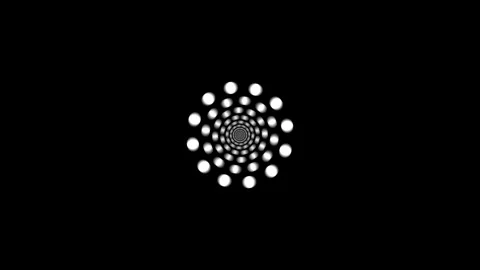 Circle Animation bursts fireworks motion graphics in Black Background Stock Footage 319486922