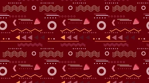 Circle animation geometric pattern loop, modern abstract background. Stock Footage 239726365