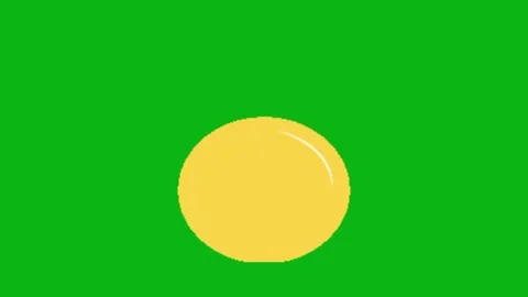 Circle animation on green background Stock Footage 329818722