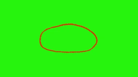 Circle animation on green screen Vídeo Stock 334772035