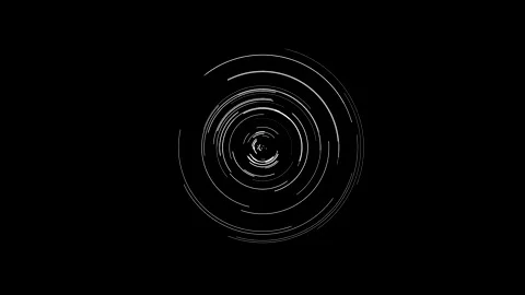 Circle animation shape elements with a black background Stock Footage 171000796