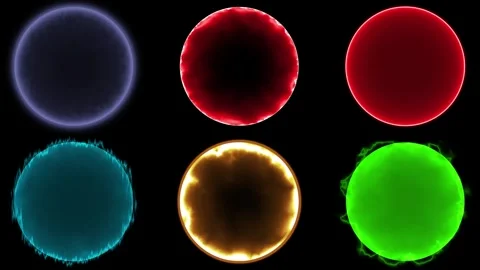 Circle Animations Different Styles for Display Objects, Logos &amp; Assets Stock-Footage 303233670