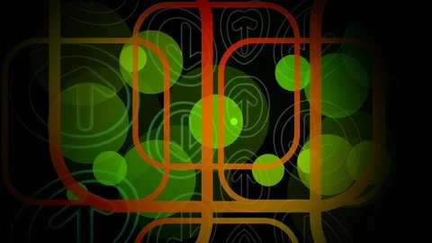 Circle array loops Stock Footage 95211685