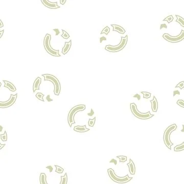 Circle arrow glyph seamless pattern Stock Illustration