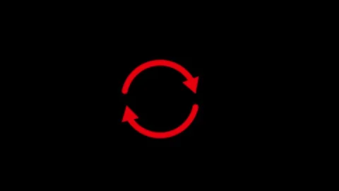 Circle Arrow icon animated video Stock Footage 291427365