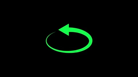 Circle arrow icon. Stock Footage 306557917