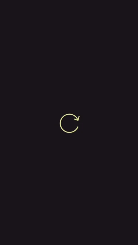 Circle Arrow Loading Retro Screen Vertical Video Stock Footage 325911764