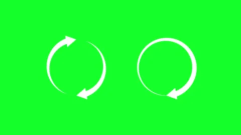 Circle arrow rotated animation on the black background .loaded animation. 스톡 동영상 332959698