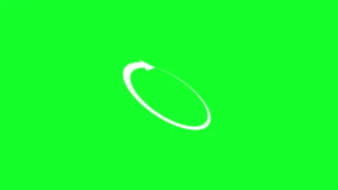 Circle arrow rotated animation on the black background .loaded animation. Stock Footage 332959705