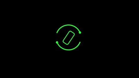 Circle arrow with update restore icon animated video Stock Footage 291427377
