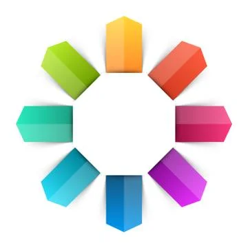 Circle arrows infographic, cycle diagram, graph, presentation chart. Business Stock Illustration