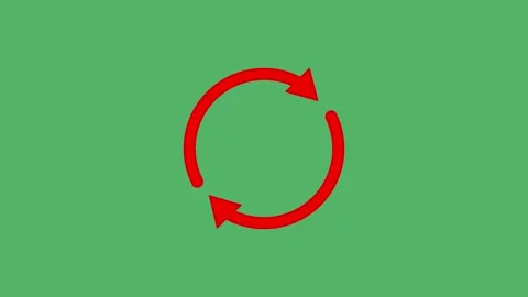 Circle of arrows. Recycle, repeat, refresh icon, A set of black round arrow.. Video stock 310417128