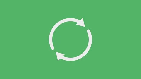 Circle of arrows. Recycle, repeat, refresh icon, A set of black round arrow.. Video stock 310417133