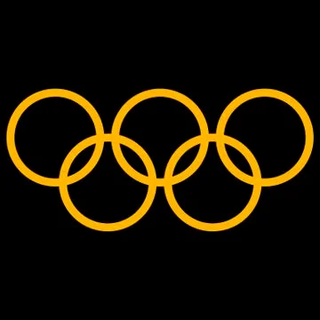 Circle attached to one another Stock Illustration