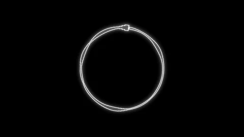 Circle audio modulation visualization effect Stock Footage 118360294