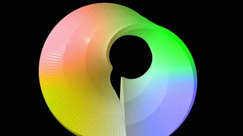 Circle background. abstract tao  circle. Stock Footage 237442619